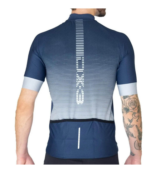 Camisa de Ciclismo DX-3 Masculina Fast 04 UV50+ - Marinho
