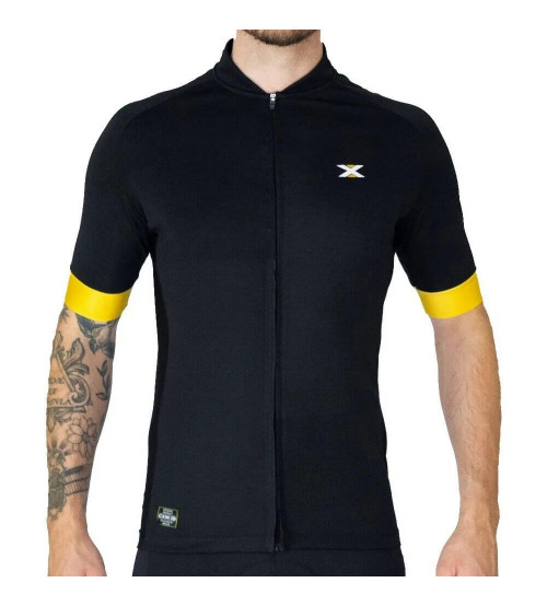 Camisa de Ciclismo DX-3 Masculina Fusion 04 UV50+ - Preta