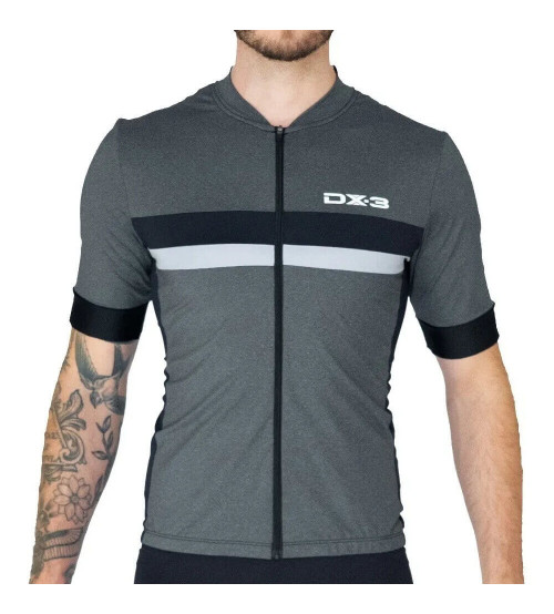 Camisa de Ciclismo DX-3 Masculina Ultra 05 UV 50+ - Mescla