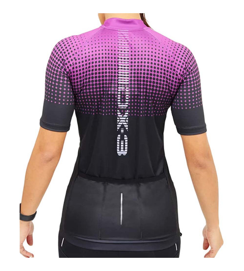 Camisa de Ciclismo DX-3 Feminina Fusion  UV 50+ - Rosa