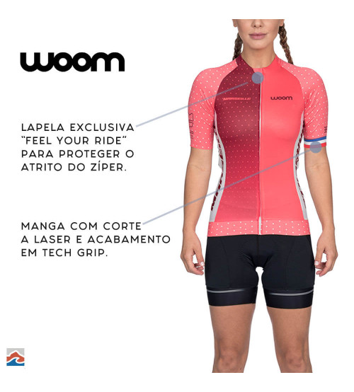 Camisa  de Ciclismo Woom Supreme Marselle UV 50+